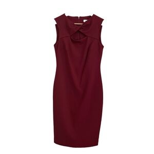 Calvin Klein Twist Neck Shift Dress NWOT